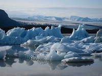 glacier Jokulsarlon, Islande, 2009